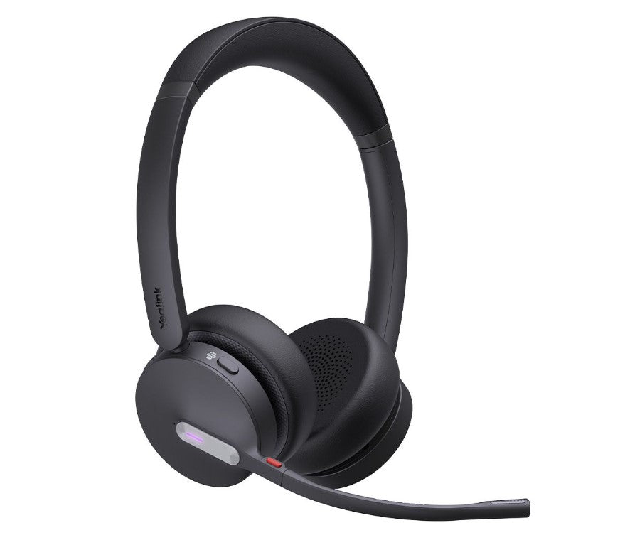 Yealink WH64 Hybrid Dual UC DECT Wireless Headset, DECT & Bluetooth Hybrid Wireless Technology, 3-Mic Noise Cancellation, UC Certified, Dongle WDD60, WH64-H-D-UC