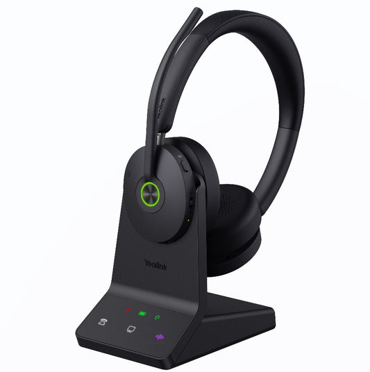 Yealink WH68 Dual UC DECT & Bluetooth Wireless Technology, 4-Mic Hybrid ANC, 4-Mic Noise Cancellation, All-Day-Wearing Comfort, WH68-UC