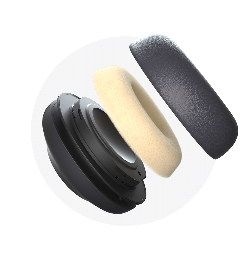 Yealink YHA LEC UH37 1 Replacement Ear Cushion for the UH37 Headset - 1 pair, YHA-LEC-UH37-1