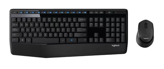Logitech MK345 Wireless Keyboard & Mouse Combo Full Size 12 Media Key Long Battery Life Comfortable (NEW!!), 920-012926