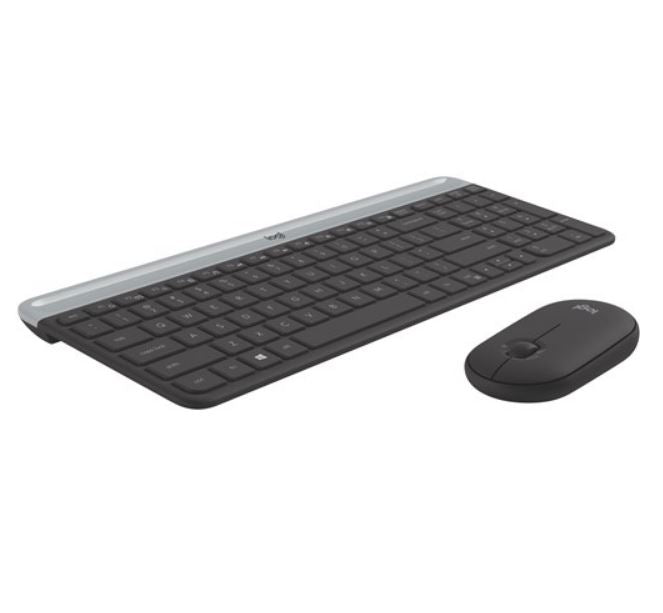 Logitech MK470 Slim Wireless Keyboard Mouse Combo Nano Receiver 1 Yr Warranty, 920-009182