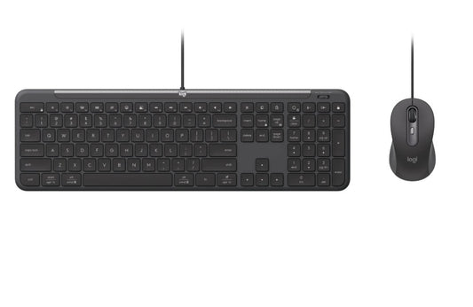 Logitech (LS) Logitech MK620 Slim Wired Combo MK620 for Business - Multi-OS keyboard and mouse for workplaces, 920-013351