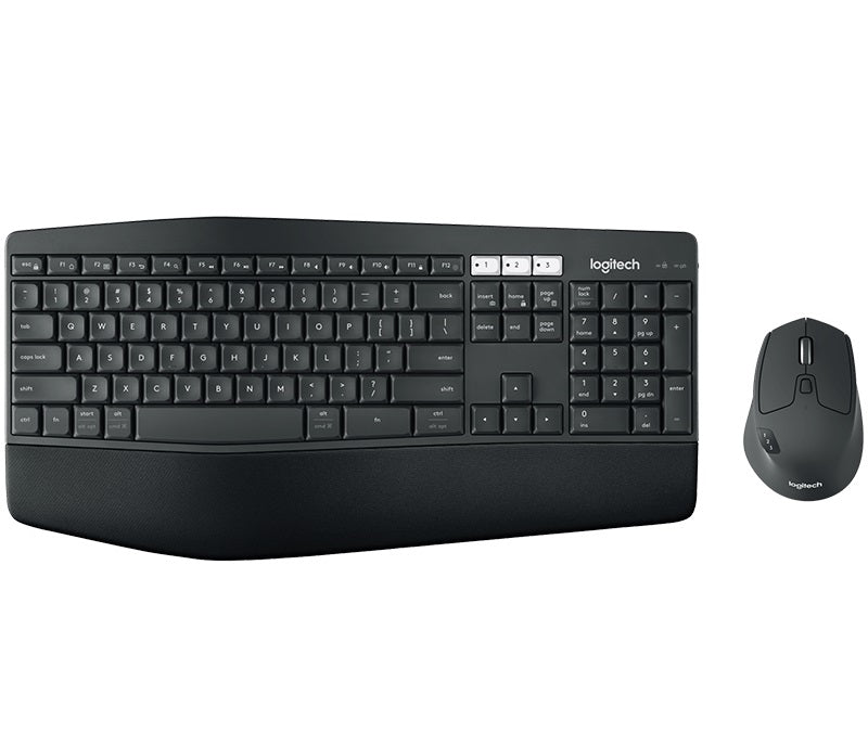 Logitech (LS)Logitech MK850 Wireless Desktop Keyboard Mouse Combo 3 year battery Incurve keys Low profile Cushioned palm rest ~920-002510 KBLT-MK710 KBLT-MX800, 920-008233