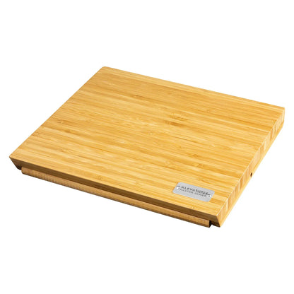 KlevaCut Bamboo Magnetic Knife Block Foldable Holds 4-6 Knives - KCMSBB01