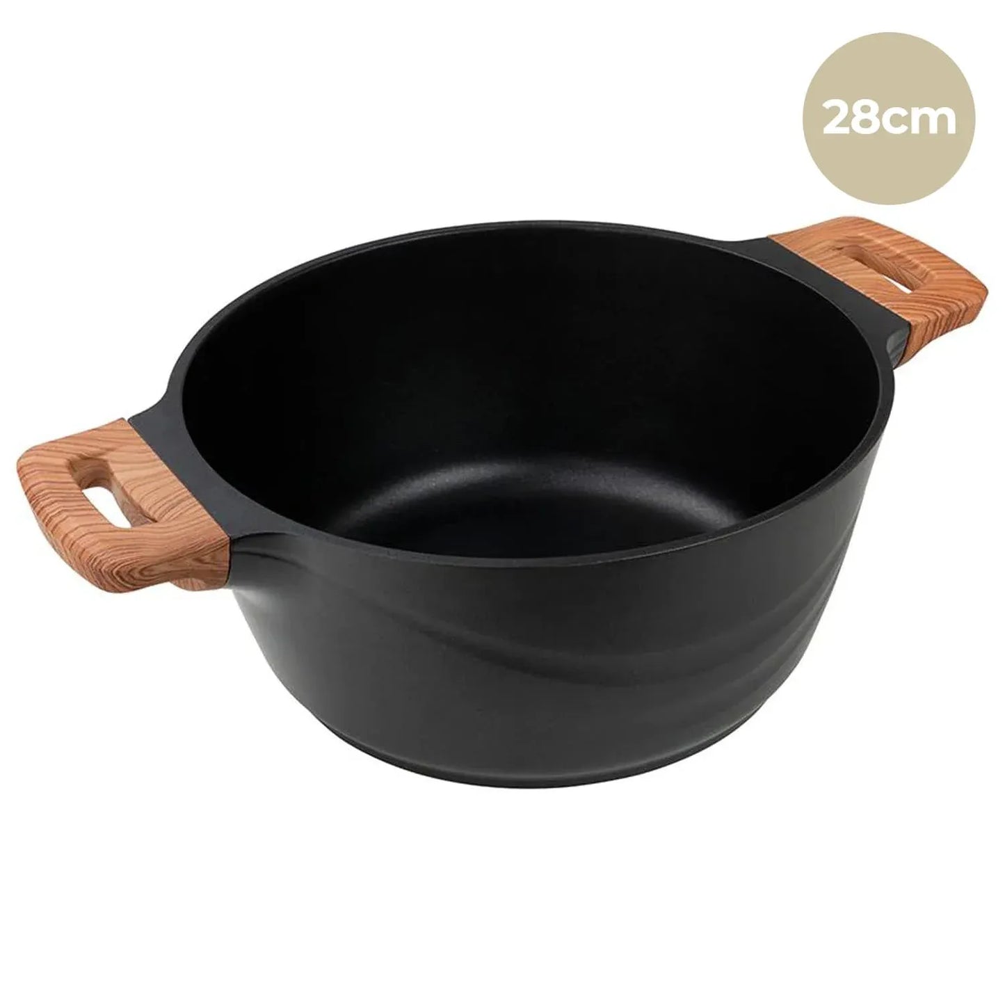 Kleva Diamond Earth 28cm Casserole Stew Pot 6L - KDEPOT28