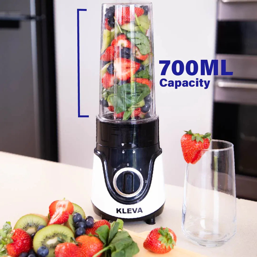 Kleva Health Hurricane GO Personal Blender with 700ml Bottle 300W - KHHGO-300W