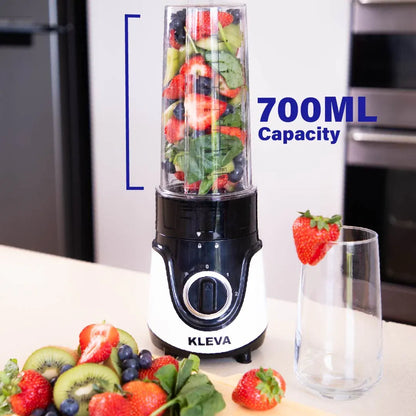 Kleva Health Hurricane GO Personal Blender with 700ml Bottle 300W - KHHGO-300W