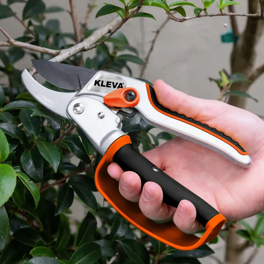 Kleva Precision Ratchet Pruners with Carbon Steel Blade - KROTSH01