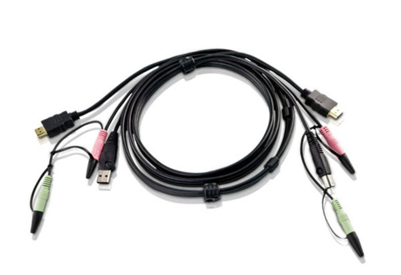 Aten KVM Cable 1.8m with HDMI, USB & Audio to HDMI, USB & Audio, 2L-7D02UH