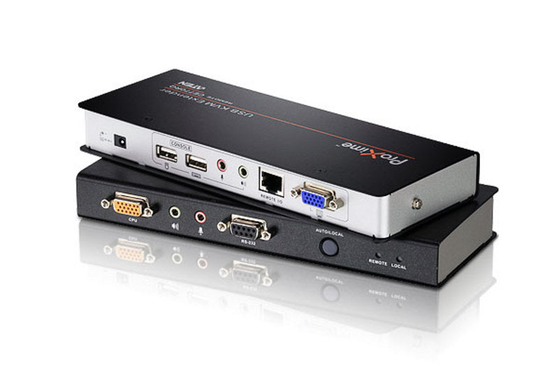 Aten KVM Extender Kit VGA/Audio Cat 5 Extender With Deskew, 1920x1200@60Hz 150m, 1280x1024@60Hz 300m, CE770-AT-U