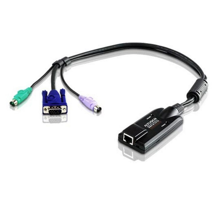 Aten KVM Cable Adapter with RJ45 to VGA & PS/2 for KH, KL, KM and KN series, KA7120-AX