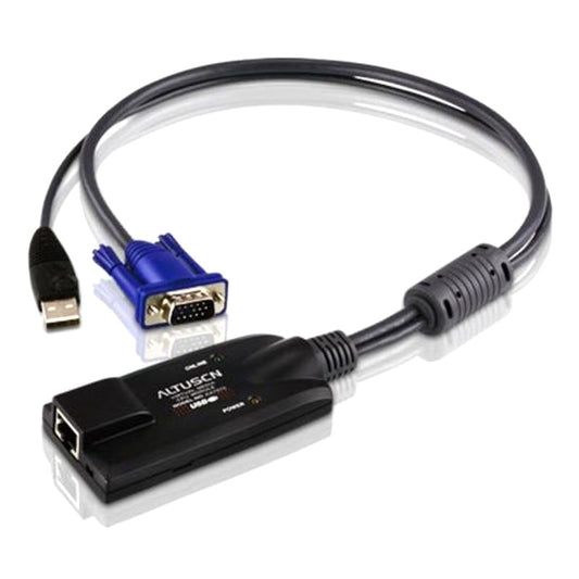 Aten KVM Cable Adapter with RJ45 to VGA & USB to suit KH15xxA, KH25xxA, KL15xxA series, KA7570-AX
