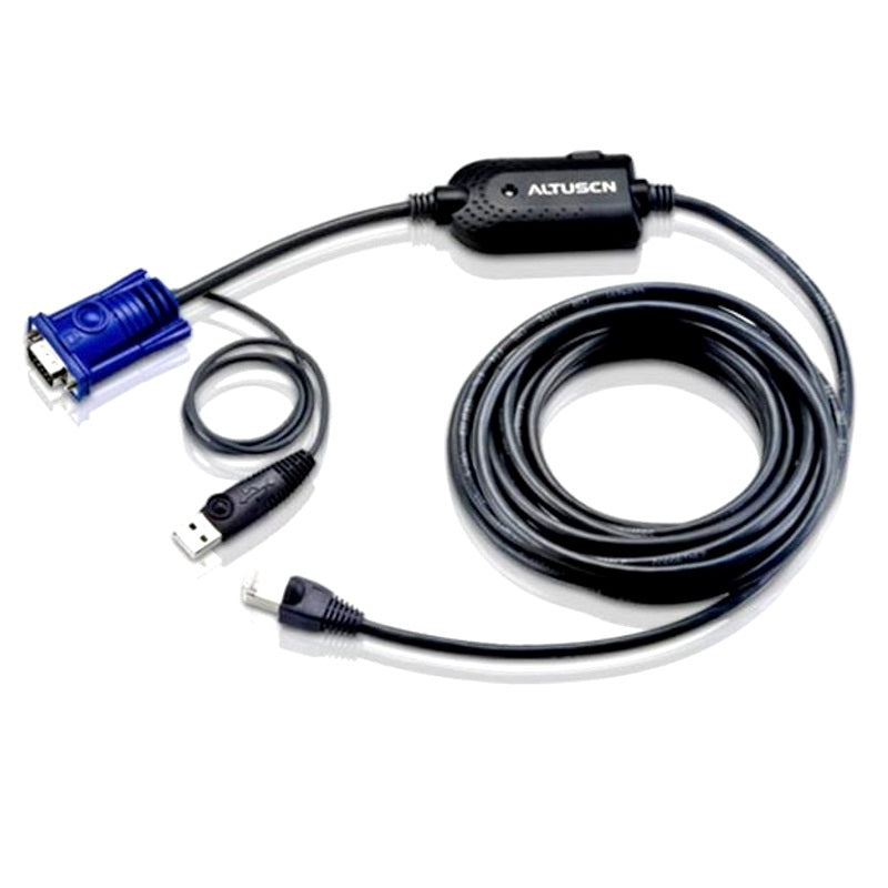 Aten KVM Cable Adapter with RJ45 Male 4.5M cable to VGA & USB to suit KH and KL series except KL1108V/KL1116V, KA7970-AX