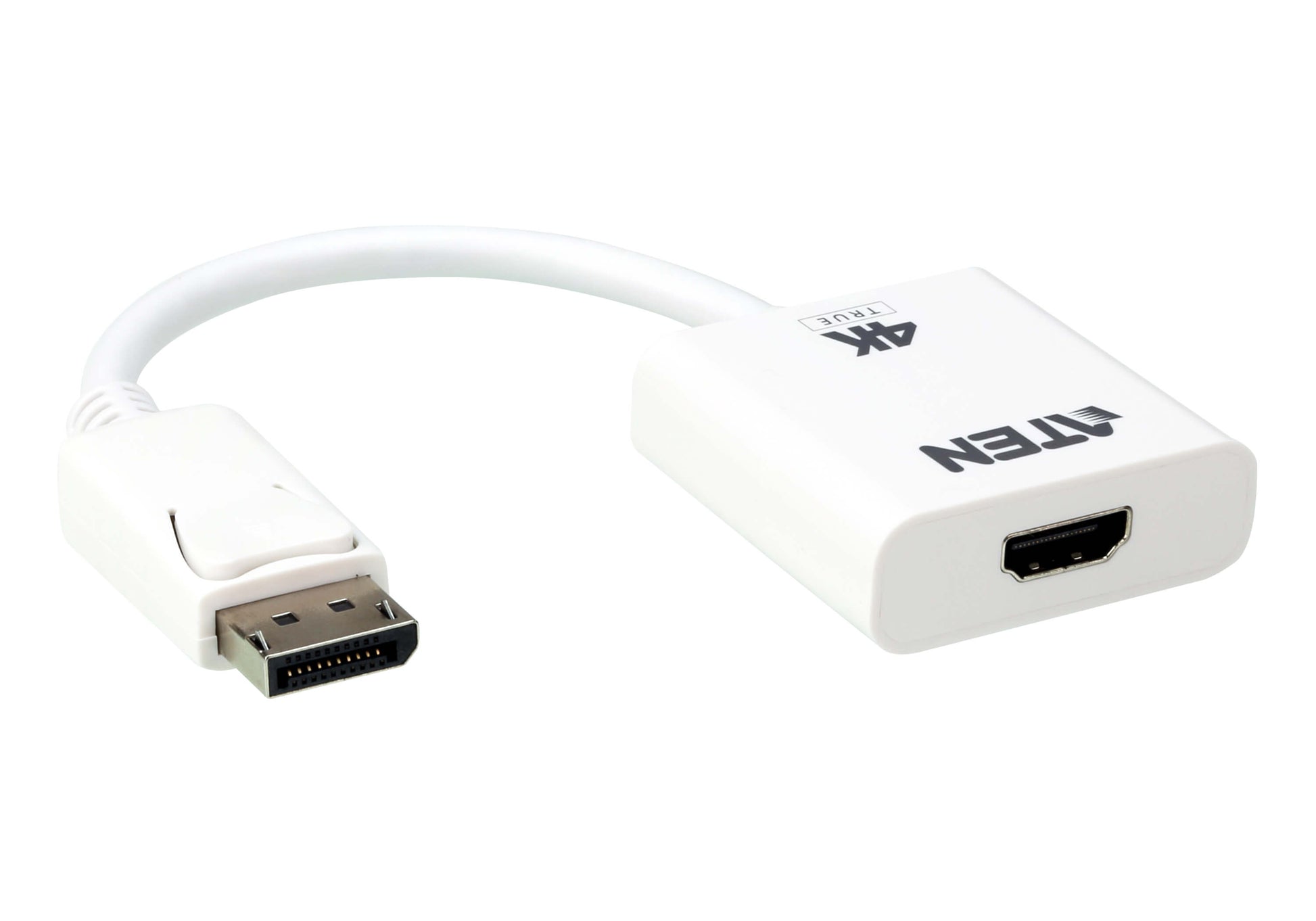 Aten VanCryst VC986B DisplayPort to True 4K HDMI Active Adapter. Supports Audio and AMD Eyefinity Technology for Multi-Screen setup, VC986B-AT