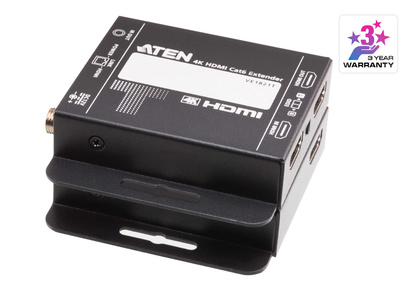Aten 4K HDMI Cat6 Extender Kit with Power-Over-Cable Technology, VE1821-AT-G