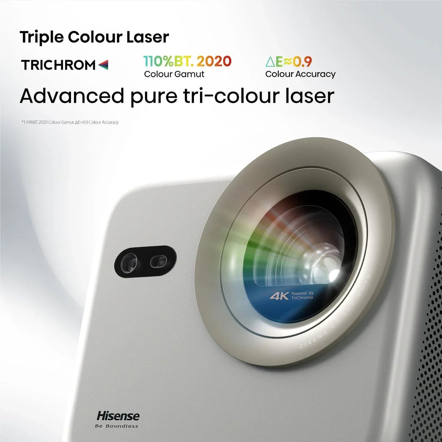 Hisense M2-PRO 4K Trichroma Laser Mini Projector 65-200 inch - M2-PRO