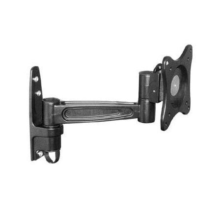 Brateck Single Monitor Wall Mount tilting & Swivel Wall Bracket Mount VESA 75mm/100mm For most 13''-27' LED, LCD flat panel TVs; up to 15kg, LCD-142
