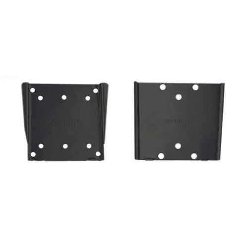 Brateck 2 Piece LCD Wall Mount VESA 50mm/75mm/100mm 13' -27'up to 30 Kg, Fine Texture Black, 15x140x120mm, LCD-201