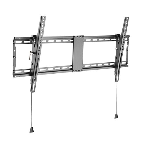 Brateck Heavy Duty Foldable Tilt TV Wall Mount For 43'-90' TVs, Weight Capacity: 70kg, 49x890x431mm, Matte Black (LS), LP59-48T