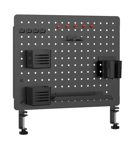 Brateck Desktop Storage Bracket, Clamp Mounting Design: firmly attaches to the table, providing great stability (LS), PB-002-KP01