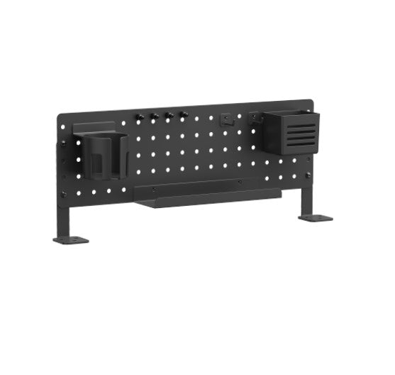Brateck PB-007-01-B Desk Pegboard Organizer wtih Storage Kits (Black) 600x100x240mm (LS)