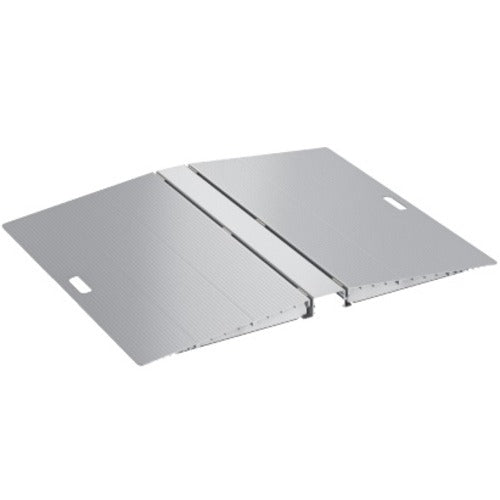 Brateck Two-Sided Aluminum Wheelchair Threshold Ramp, Silver Color, 1114x920x60mm, Weight Capacity 300kg (LS), RMP01-1