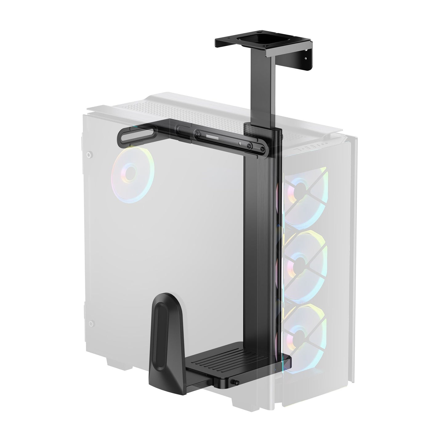 mbeatÂ® activiva Ultra-Wide Adjustable Wall & Under-Desk PC Mount ACA-MNT-CPU01K Heavy-duty weight capacity up to 20kg
