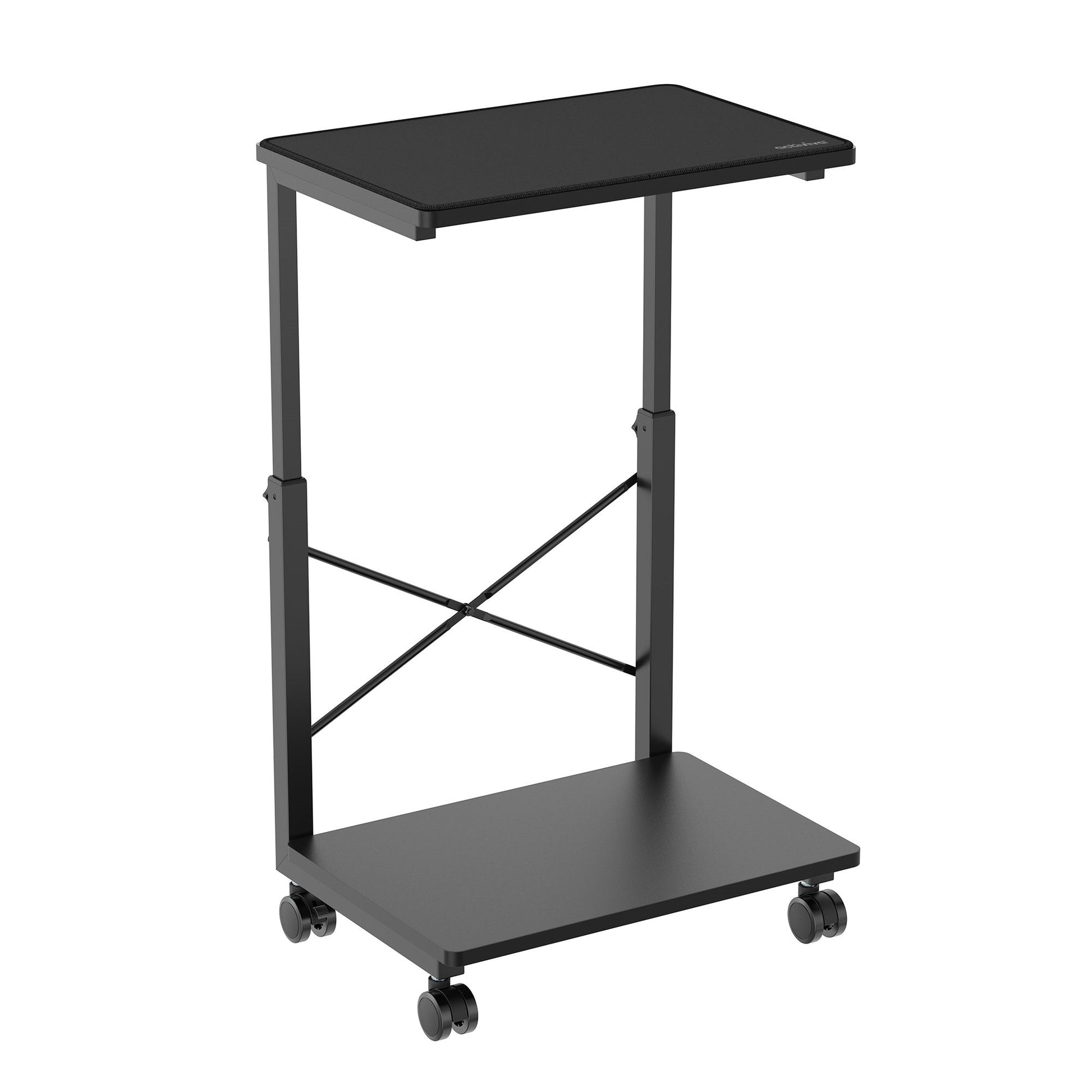 mbeat activiva Height Adjustable PC & Printer Storage Stand Black Adjustable Shelf Height: 55/60/65/70/75/80/85cm Package Weight: 8.10kg, ACA-STA-01K