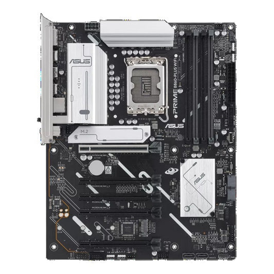 ASUS PRIME B860-PLUS WIFI-CSM ATX Motherboard, 2x M.2 slots, 4x SATA, WiFi 6E
