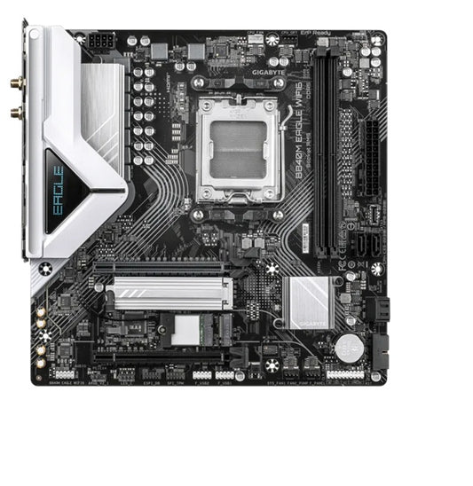 Gigabyte B840M EAGLE ,AMD AM5 B850, Ryzen 7000/8000/9000, 4xDDR5 256GB EXPO/XMP, PCIe 5.0 x16, 2xM.2, 4xSATA, 2.5GbE LAN, Wi-Fi 6E, HDMI, DP, USB-C/3.2, B840M EAGLE WIFI6