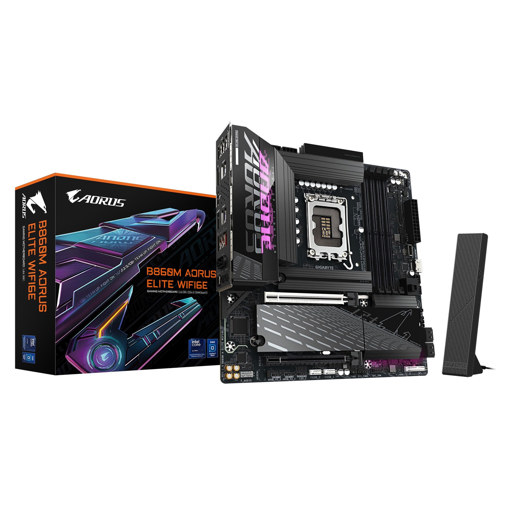 Gigabyte (LS) Gigabyte M/B B860M A ELITE WIFI6E 1.0, Intel B860, 4 x DDR5 up to 256 GB, 2x HDMI, 2 x PCI Express x16, 3 x M.2, 4 x SATA, 8x USB 3.2