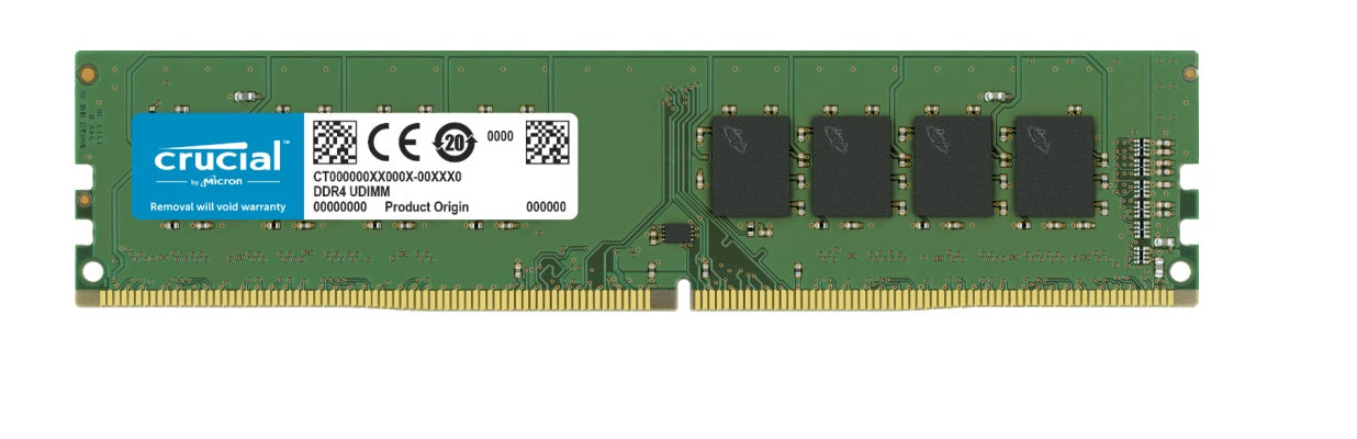 Micron (Crucial) Crucial 8GB (1x8GB) DDR4 UDIMM 3200MHz CL22 Dual Ranked x8 Single Stick Desktop PC Memory RAM, CT8G4DFS832A