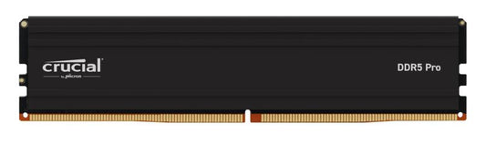 Micron (Crucial) Crucial Pro 16GB (1x16GB) DDR5 UDIMM 5600MHz CL46 Black Heat Spreader Support Intel XMP AMD Ryzen Desktop PC Gaming Memory ~CT16G48C40U5 CT16G56C46U5, CP16G56C46U5