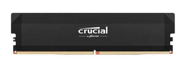 Micron (Crucial) Crucial Pro 16GB (1x16GB) DDR5 UDIMM 6000MHz CL36 Black Heat Spreader Overclocking Support Intel XMP AMD Ryzen Desktop PC Gaming Memory, CP16G60C36U5B