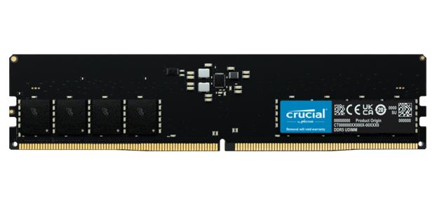 Micron (Crucial)-P Crucial 64GB (1x64GB) DDR5 UDIMM 5600MHz CL46 Desktop PC Memory, CT64G56C46U5-P