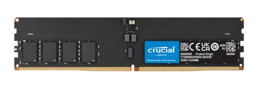Micron (Crucial) Crucial 64GB (1x64GB) DDR5 CUDIMM 6400MHZ CL52 Desktop PC Memory for Intel Core Ultra Processors AI PC, CT64G64C52CU5