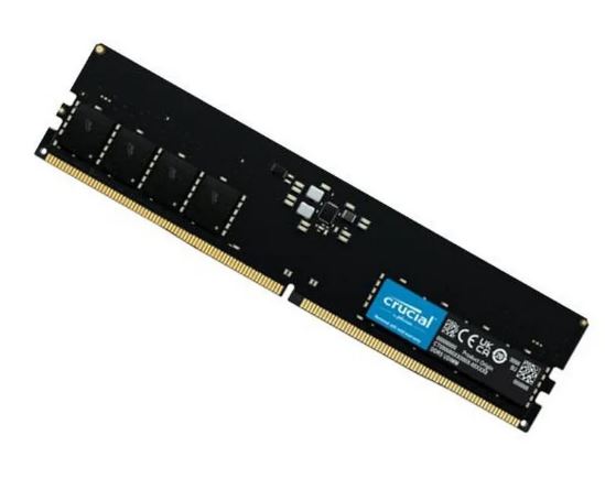 Micron (Crucial) Crucial 8GB (1x8GB) DDR5 UDIMM 5600MHz CL46 Desktop PC Memory ~CT8G48C40U5, CT8G56C46U5