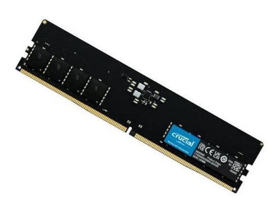 Micron (Crucial) Crucial 8GB (1x8GB) DDR5 UDIMM 5600MHz CL46 Desktop PC Memory ~CT8G48C40U5, CT8G56C46U5