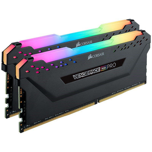 Corsair Vengeance RGB PRO 32GB (2x16GB) DDR4 3200MHz C16 Desktop Gaming Memory, CMW32GX4M2E3200C16