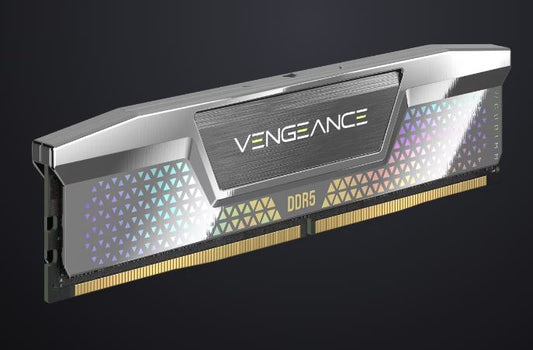 Corsair Vengeance 48GB (2x24GB) DDR5 CUDIMM 8000MT/s CL38 Memory Kit - Silver, CMKC48GX5M2X8000C38