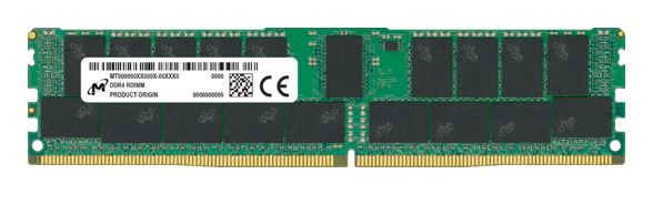 Micron (Crucial) Micron 64GB (1x64GB) DDR4 RDIMM 3200MHz CL22 2Rx4 ECC Registered Server Memory 3yr wty, MTA36ASF8G72PZ-3G2R