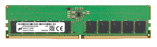 Micron (Crucial) Micron 16GB (1x16GB) DDR5 ECC UDIMM 5600MHz CL46 2Rx8 Server Data Center Memory 3yr wty, MTC10C1084S1EC56BR