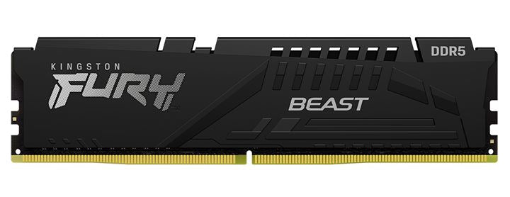 Kingston 16GB (1x16GB) DDR5 UDIMM 5600MT/s CL36 FURY Beast Black EXPO Memory Desktop, KF556C36BBE-16