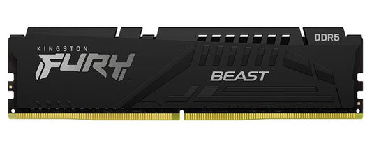 Kingston 16GB (1x16GB) DDR5 UDIMM 5600MT/s CL36 FURY Beast Black EXPO Memory Desktop, KF556C36BBE-16