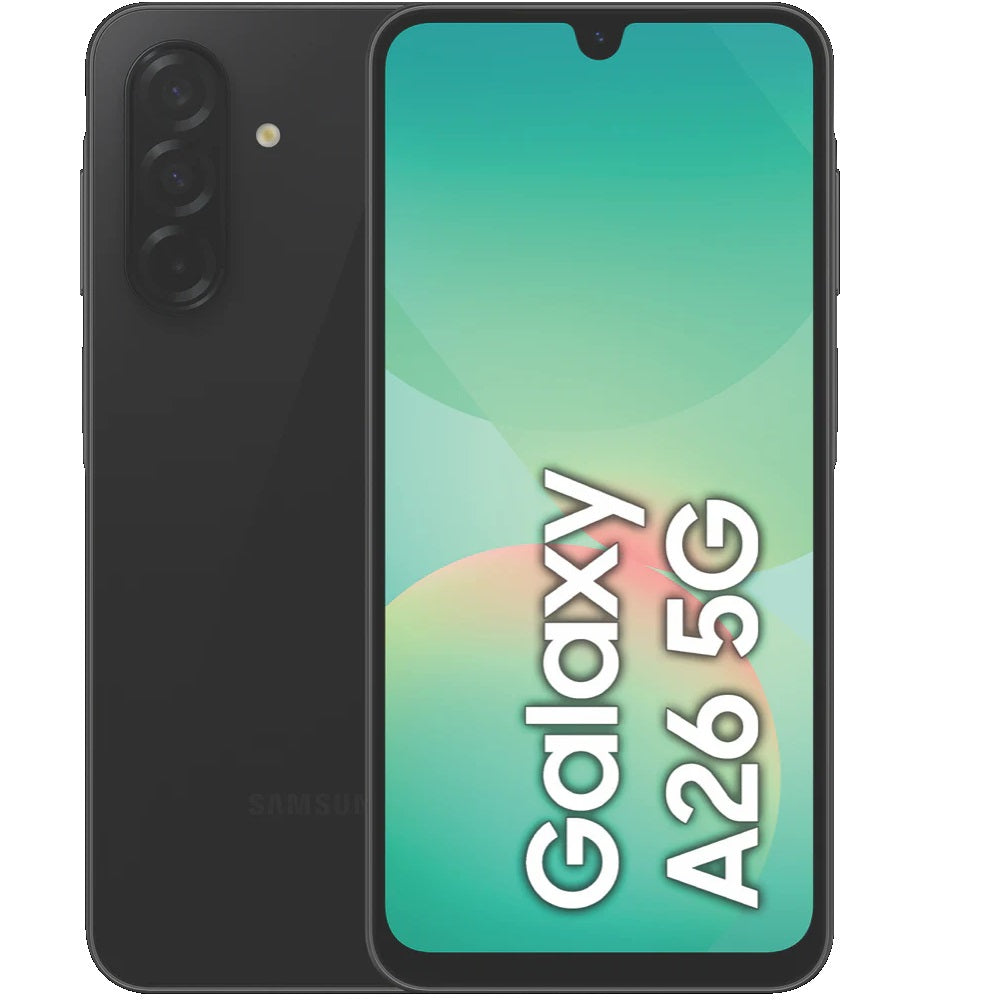 Samsung Galaxy A26 5G 128GB - Black *AU STOCK*, 6.7', Super AMOLED, 90Hz, 6GB/128GB, 50MP/13MP, Single SIM, 5000mAh, 2 Years Warranty, SM-A266BZKDXSA