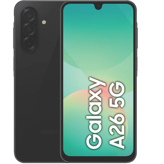 Samsung Galaxy A26 5G 128GB - Black *AU STOCK*, 6.7', Super AMOLED, 90Hz, 6GB/128GB, 50MP/13MP, Single SIM, 5000mAh, 2 Years Warranty, SM-A266BZKDXSA