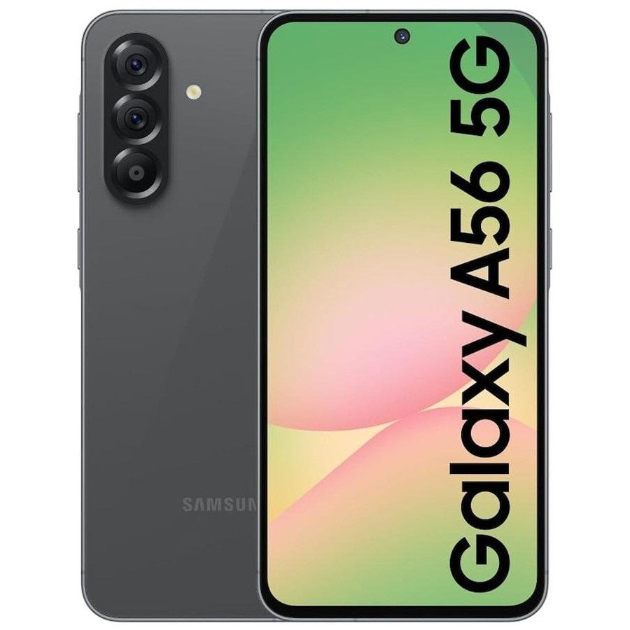 Samsung Galaxy A56 5G 128GB EE - Awesome Graphite *AU STOCK*, 6.7', Super AMOLED, 120Hz, 8GB/128GB, 50MP/12MP, Single+ eSIM, 5000mAh, 3 Years Warranty, SM-A566BZKKSTS