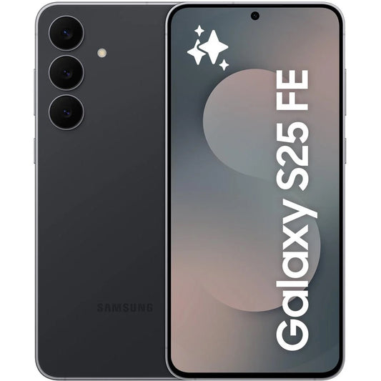 Samsung Galaxy S25 FE 5G 128GB - Jet Black *AU STOCK*, 6.7', Full HD+, 120Hz, 8GB/128GB, 50MP/12MP, Single+ eSIM, AI, 4900mAh, 2 Years Warranty, SM-S731BZKAATS