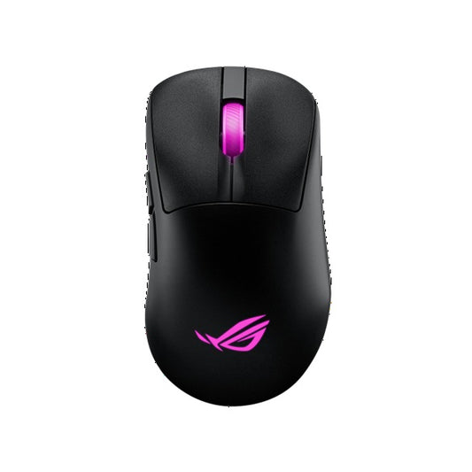ASUS ROG Keris II Origin Gaming Mouse Black, ROG Micro Switch II, USB/Bluetooth/RF 2.4GHz, 8000 Hz, AURA Sync, 2 m paracord, ROG KERIS II ORIGIN BLACK