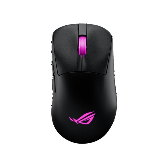 ASUS ROG Keris II Origin Gaming Mouse Black, ROG Micro Switch II, USB/Bluetooth/RF 2.4GHz, 8000 Hz, AURA Sync, 2 m paracord, ROG KERIS II ORIGIN BLACK